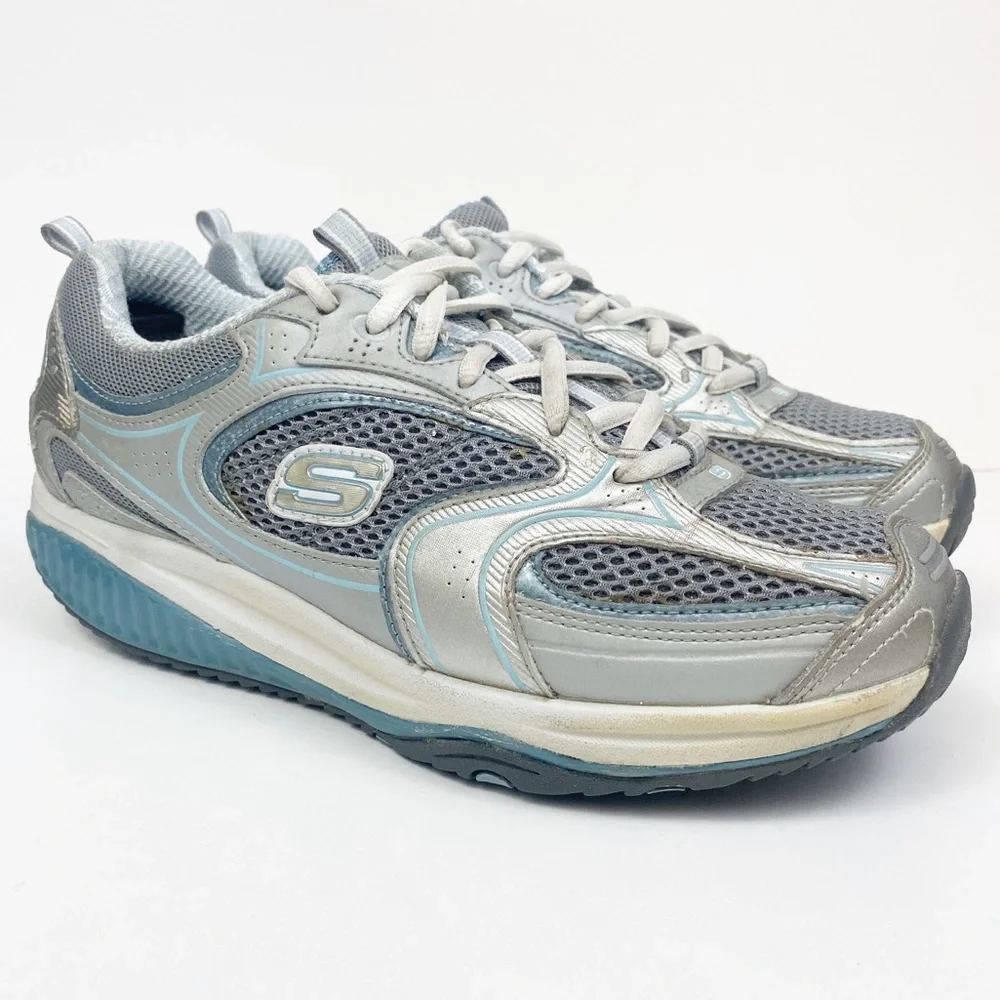 Skechers‎ Silver Shape Ups Size 8.5